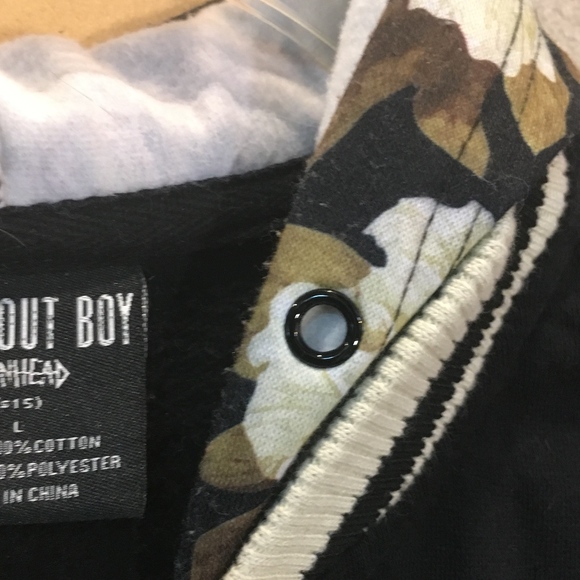 FALLOUT BOY Hooded Letterman Jacket - Large - Picture 5 of 8